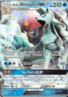 Alolan Ninetales GX - Guardians Rising (Fixed) [GRI-22]