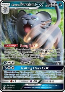 Alolan Persian GX - Cosmic Eclipse (Ultra Rare) [CEC-129]