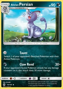 Alolan Persian - Sun & Moon (Uncommon) [SUM-79]