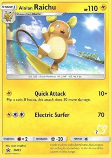 Alolan Raichu - SM Black Star Promos (Fixed) [SM-65]
