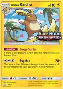 Alolan Raichu - SM Black Star Promos (Promo) [SM-72]