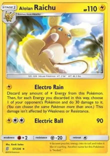 Alolan Raichu - Unified Minds (Holo Rare) [UNM-57]