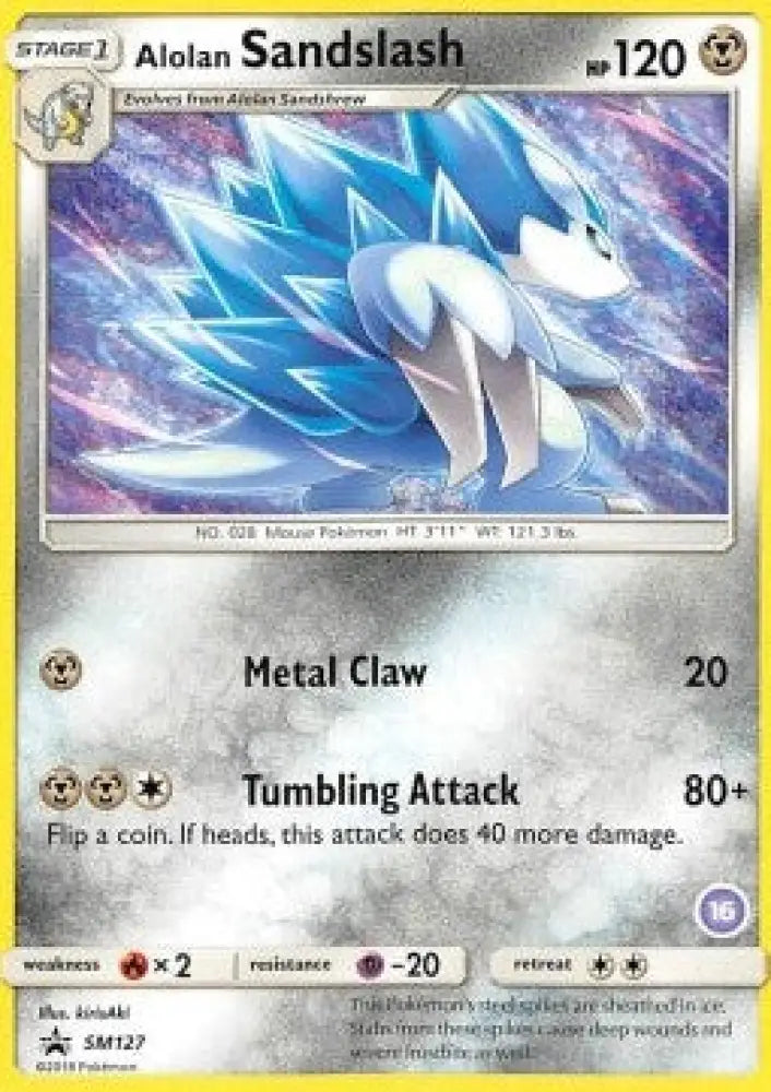 Alolan Sandslash - SM Black Star Promos (Fixed) [SM-127]