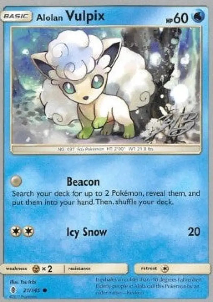 Alolan Vulpix - Guardians Rising (Fixed) [GRI-21]