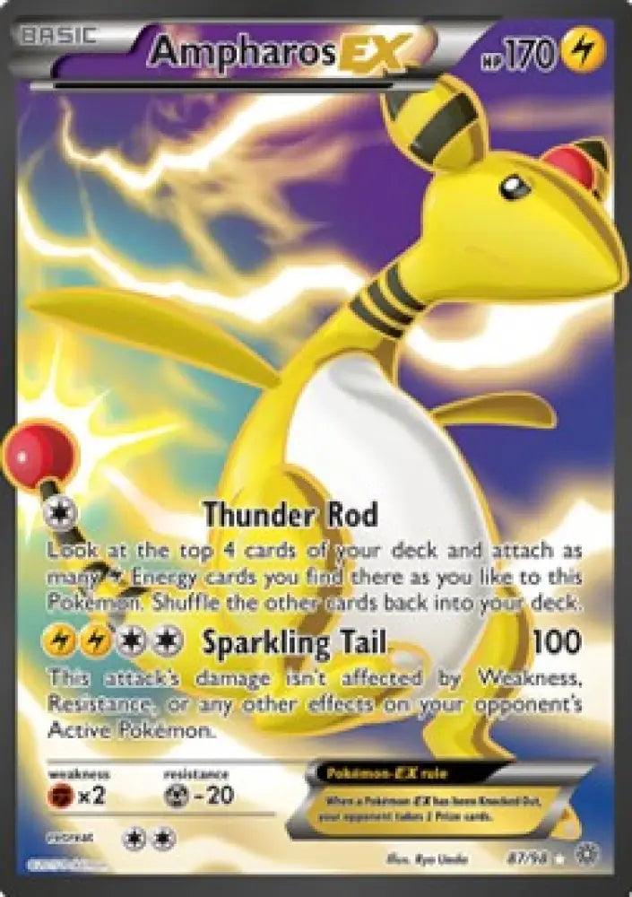 Ampharos EX - Ancient Origins (Ultra Rare) [AOR-87]