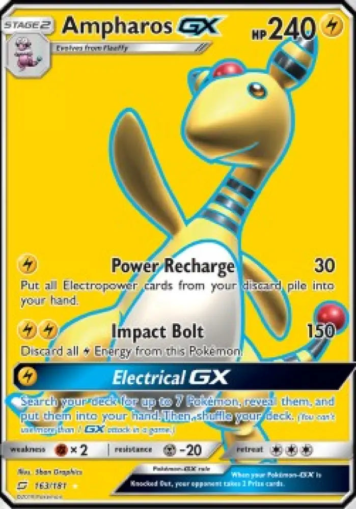 Ampharos GX - Team Up (Ultra Rare) [TEU-163]