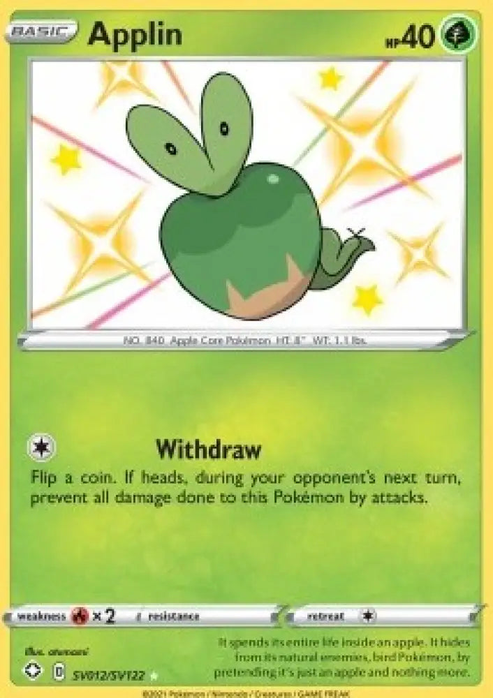 Applin - Shining Fates (Secret Rare) [SHF-SV12]