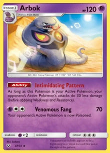 Arbok - Shining Legends (Uncommon) [SLG-37]