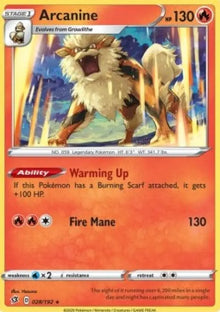 Arcanine - Rebel Clash (Rare) [RCL-28]