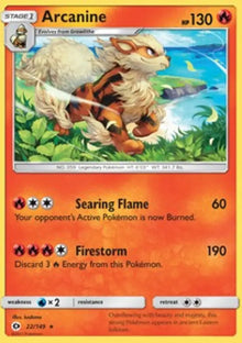 Arcanine - Sun & Moon (Holo Rare) [SUM-22]