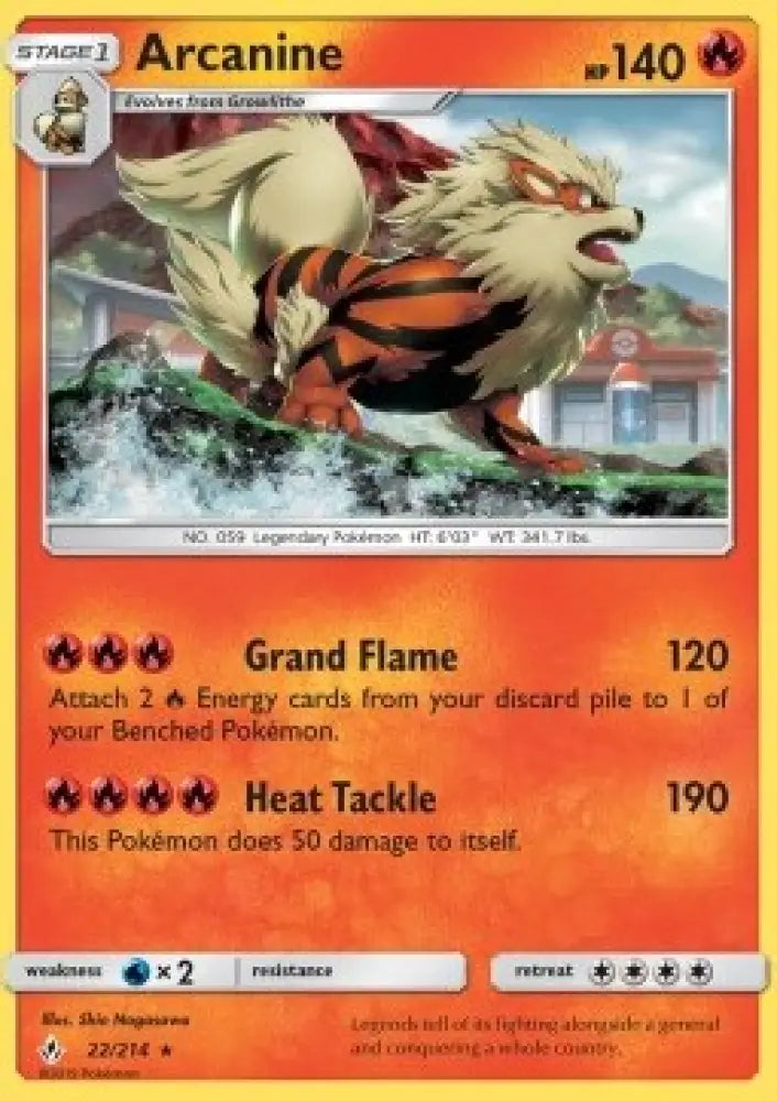 Arcanine - Unbroken Bonds (Holo Rare) [UNB-22]