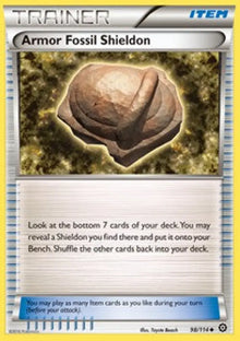 Armor Fossil Shieldon - Steam Siege (Uncommon) [STS-98]