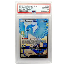 Articuno GX PSA 10 Pokemon Hidden Fates 2019 #SV54 EN - Sammelkarten