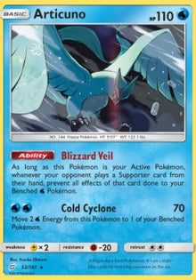Articuno - Team Up (Holo Rare) [TEU-32]