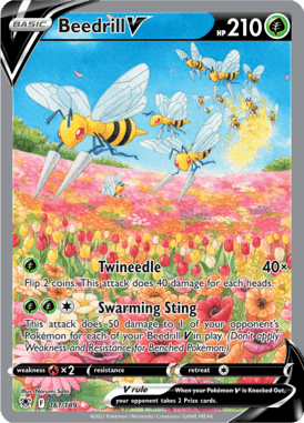 Astral Radiance Beedrill V 161/189 Englisch - Sammelkarten