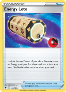 Astral Radiance Energy Loto 140/189 Englisch - Sammelkarten
