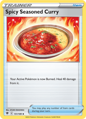 Astral Radiance Spicy Seasoned Curry 151/189 Englisch - Sammelkarten