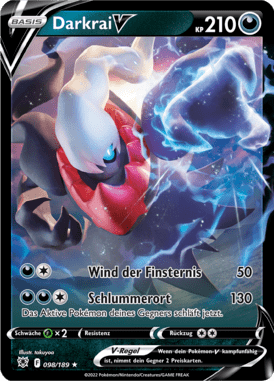 Astralglanz Darkrai V 098/189 Deutsch - Sammelkarten