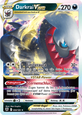 Astralglanz Darkrai VSTAR 099/189 Deutsch - Sammelkarten