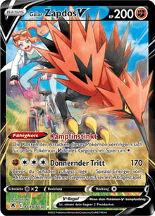 Astralglanz Galar-Zapdos V TG19/TG30 Deutsch - Sammelkarten