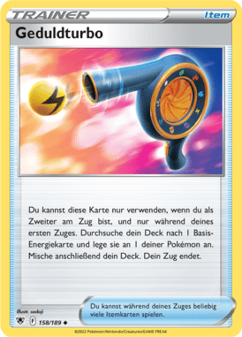 Astralglanz Geduldturbo 158/189 Deutsch - Sammelkarten