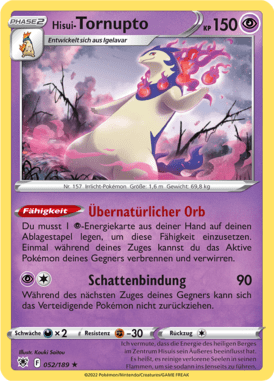 Astralglanz Hisui-Tornupto 052/189 Deutsch - Sammelkarten