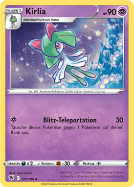 Astralglanz Kirlia 061/189 Deutsch - Sammelkarten