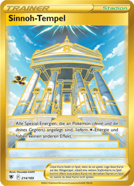 Astralglanz Sinnoh-Tempel 214/189 Deutsch - Sammelkarten