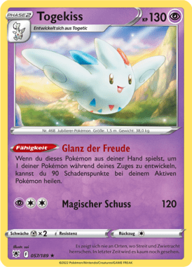 Astralglanz Togekiss 057/189 Deutsch - Sammelkarten