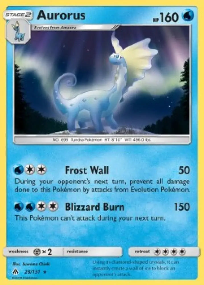 Aurorus - Forbidden Light (Holo Rare) [FLI-28]