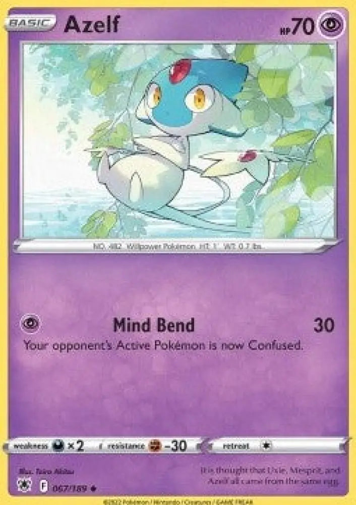 Azelf - Astral Radiance (Uncommon) [ASR-067]