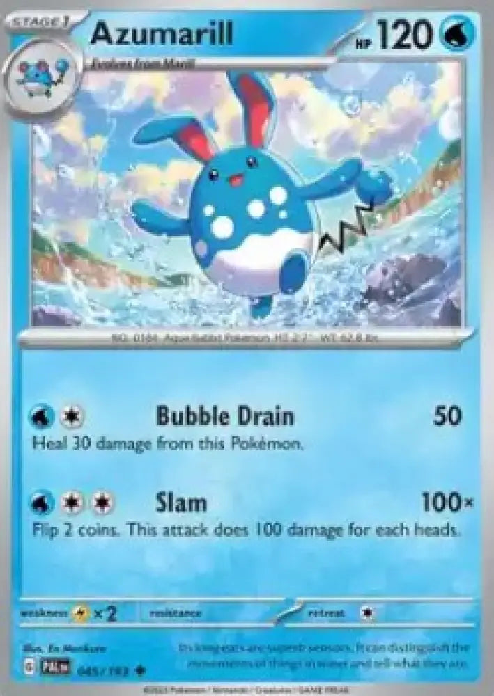 Azumarill - Paldea Evolved (Uncommon) [PAL-045]