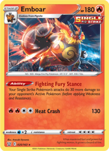 Battle Styles Emboar 025/163 Englisch - Holo / Near Mint - Sammelkarten
