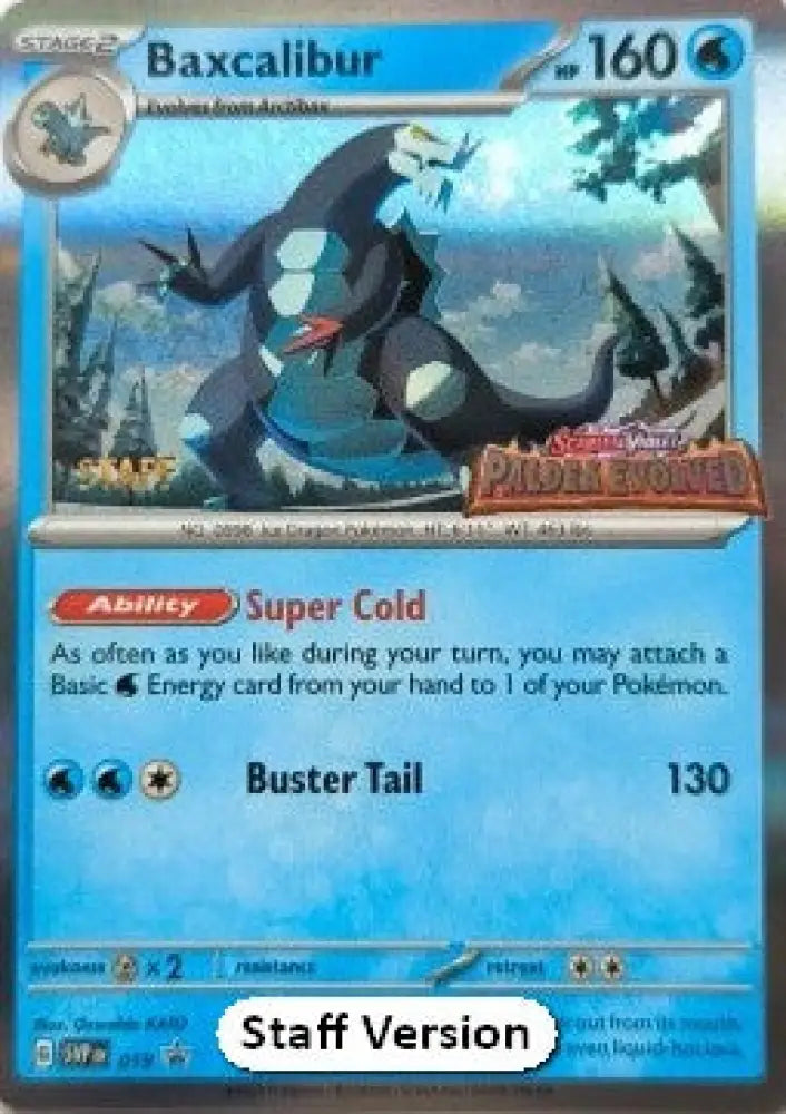 Baxcalibur - SV Black Star Promos (Promo) [SVP-019]
