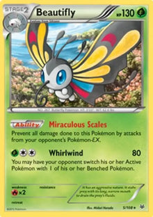 Beautifly - Roaring Skies (Holo Rare) [ROS-5]