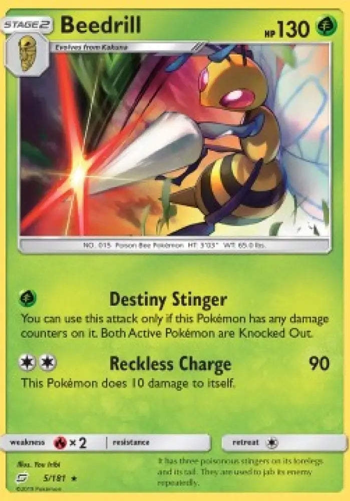 Beedrill - Team Up (Rare) [TEU-5]
