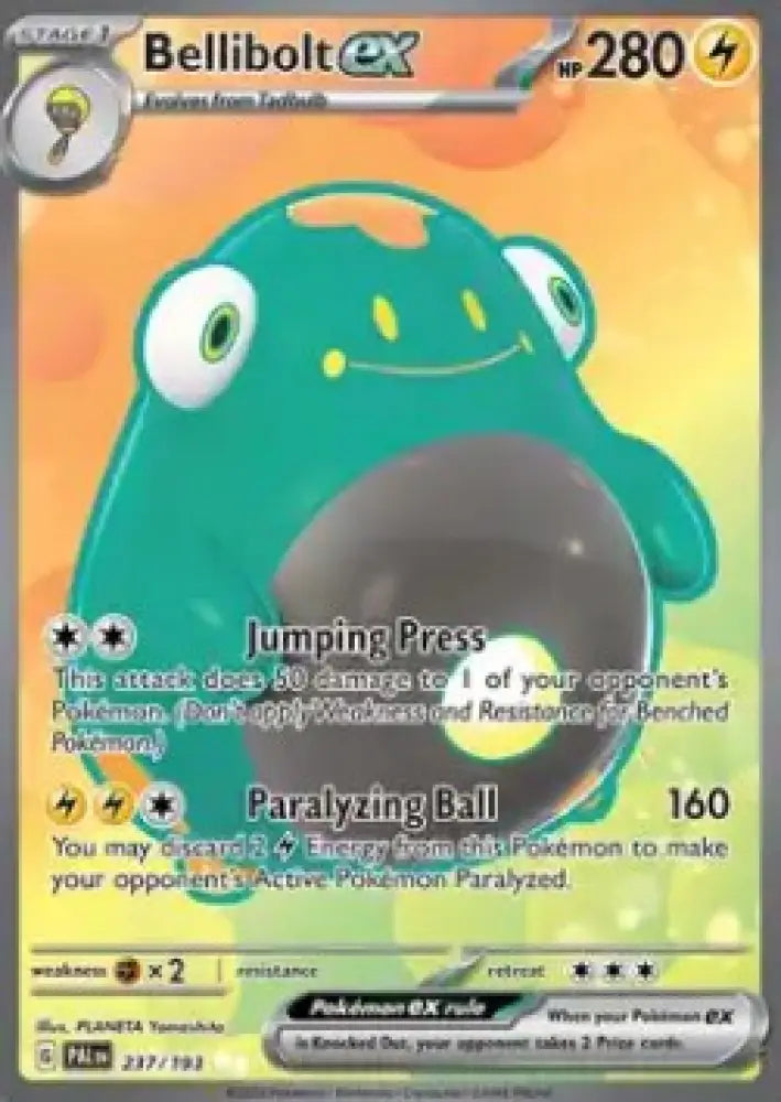 Bellibolt ex - Paldea Evolved (Ultra Rare) [PAL-237]