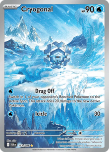 Black Bolt Cryogonal 111/086 Englisch - Sammelkarten