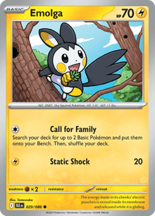 Black Bolt Emolga 029/086 Englisch - Sammelkarten