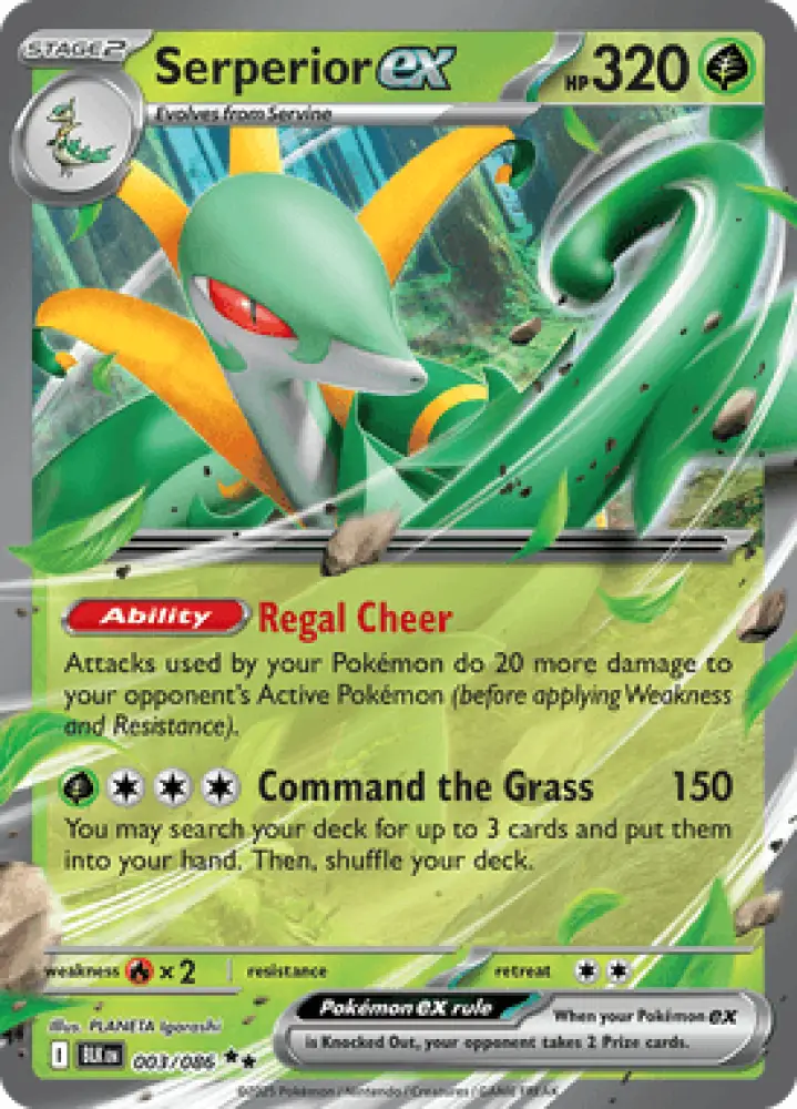Black Bolt Serperior ex 003/086 Englisch - Sammelkarten