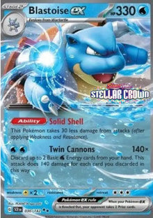 Blastoise ex - Stellar Crown (Promo) [SCR-030]