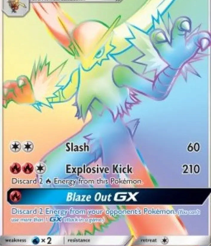 Blaziken GX - Celestial Storm (Secret Rare) [CES-170]