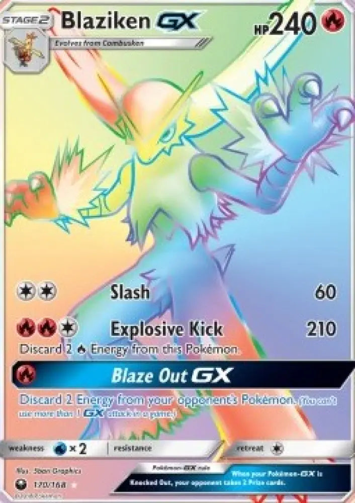 Blaziken GX - Celestial Storm (Secret Rare) [CES-170]