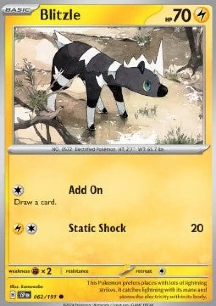 Blitzle - Surging Sparks (Common) [SSP-062]