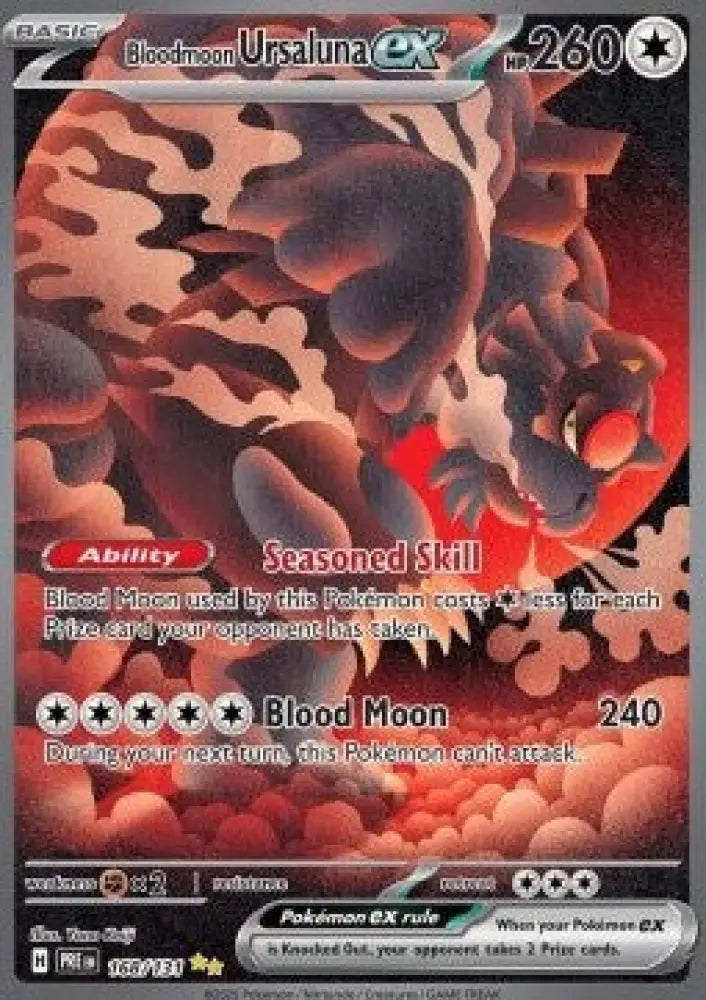 Bloodmoon Ursaluna ex - Prismatic Evolutions (Special Illustration Rare) [PRE-168]