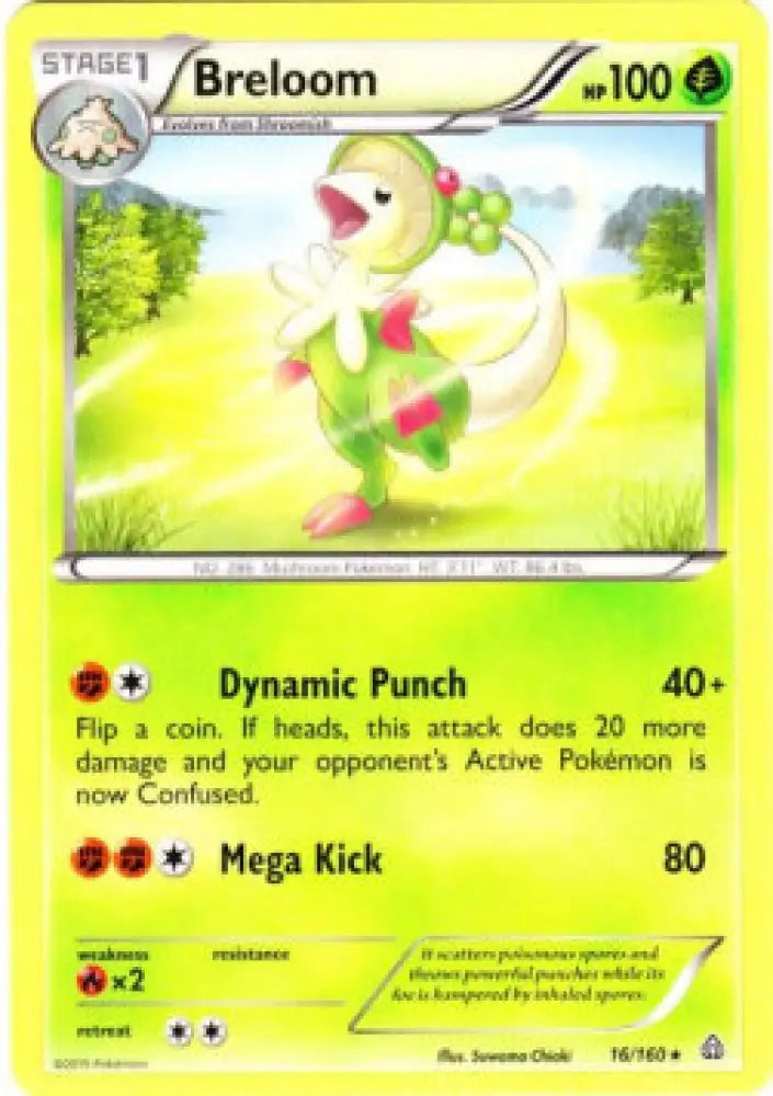 Breloom - Primal Clash (Rare) [PRC-16]