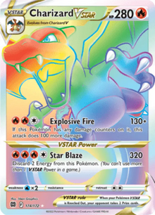 Brilliant Stars Charizard VSTAR 174/172 Englisch - Holo / Near Mint - Sammelkarten