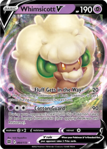 Brilliant Stars Whimsicott V 064/172 Englisch - Holo / Near Mint - Sammelkarten
