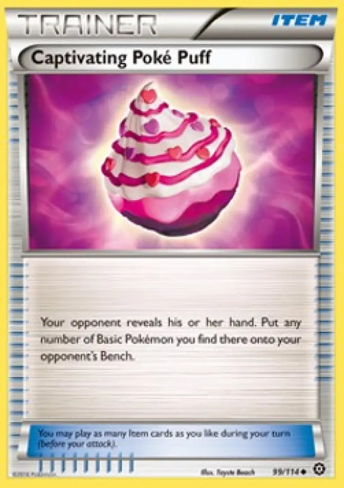 Captivating Poké Puff - Steam Siege (Uncommon) [STS-99]