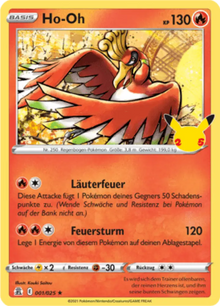 Celebrations Ho-Oh 001/025 Deutsch - Holo / Near Mint - Sammelkarten